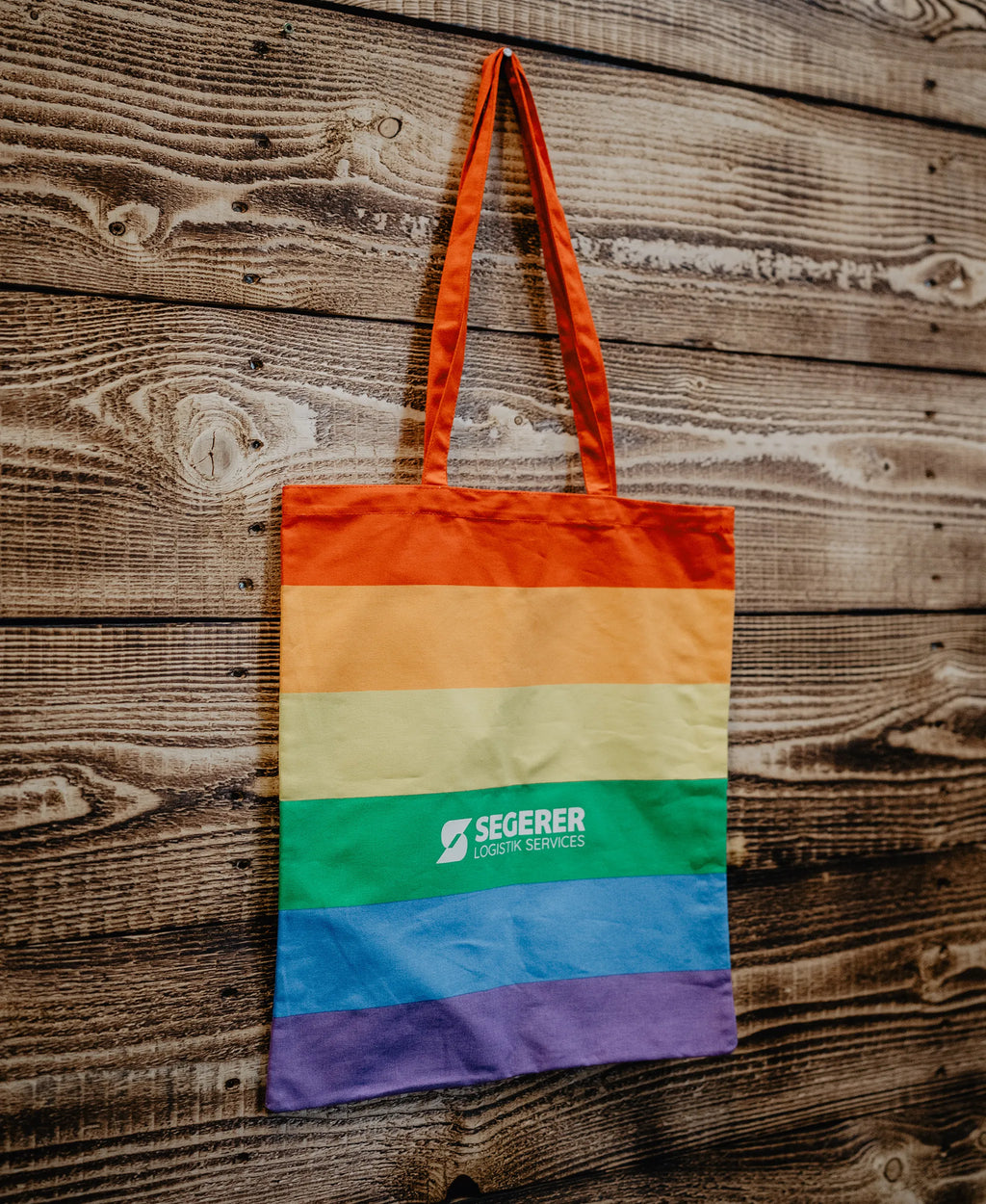 Einkaufstasche bunt-statt-braun